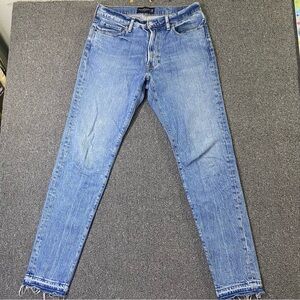 Abercrombie & Fitch Vintage Stretch 90's Slim Frayed Hem Grunge Light Men 32x34